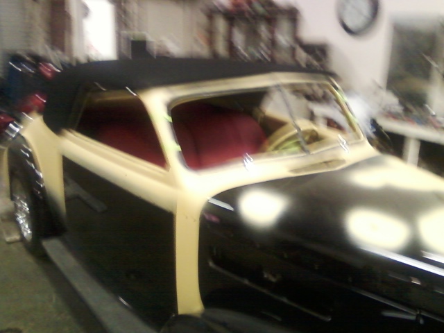 Automotive upholstery — original project photograph