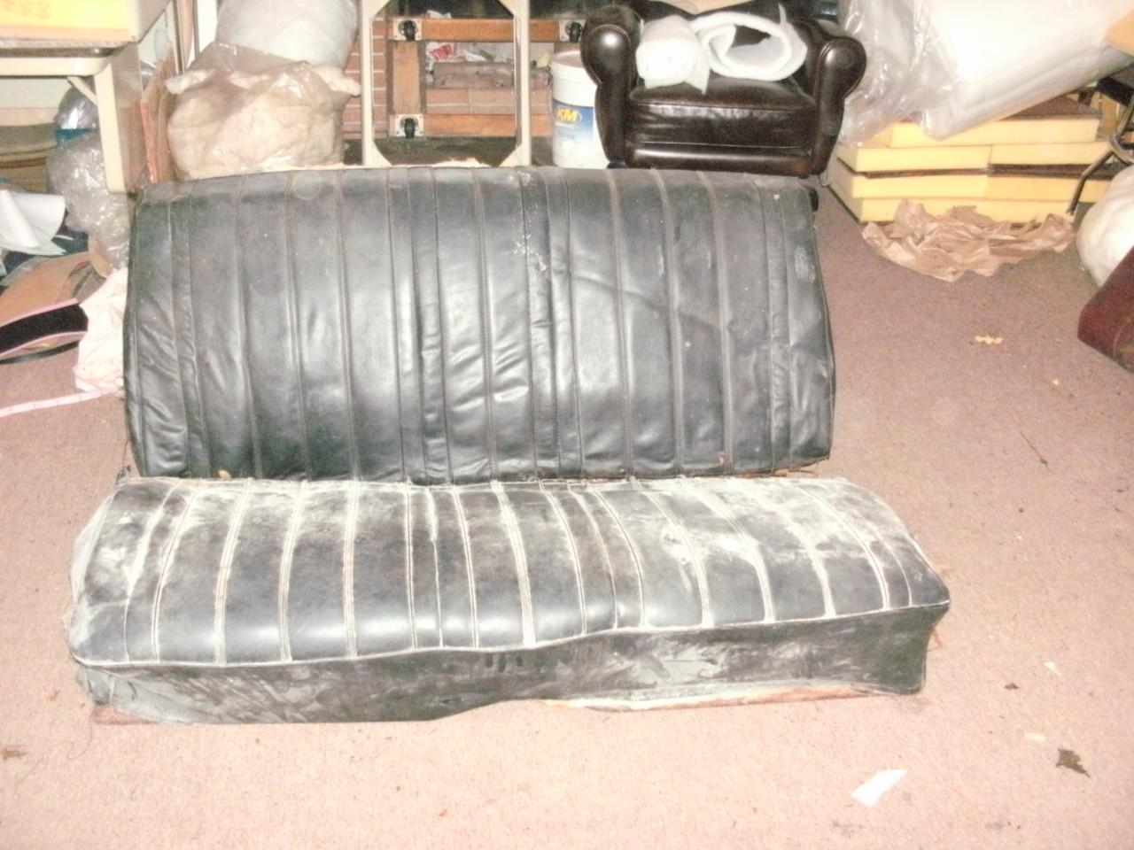Automotive upholstery — original project photograph