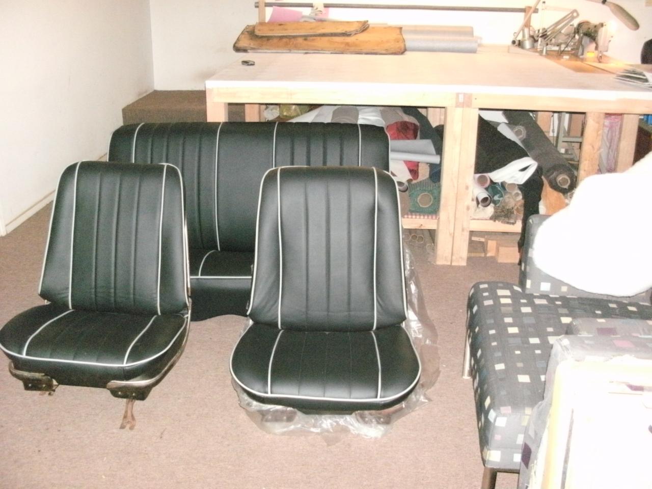 Automotive upholstery — original project photograph