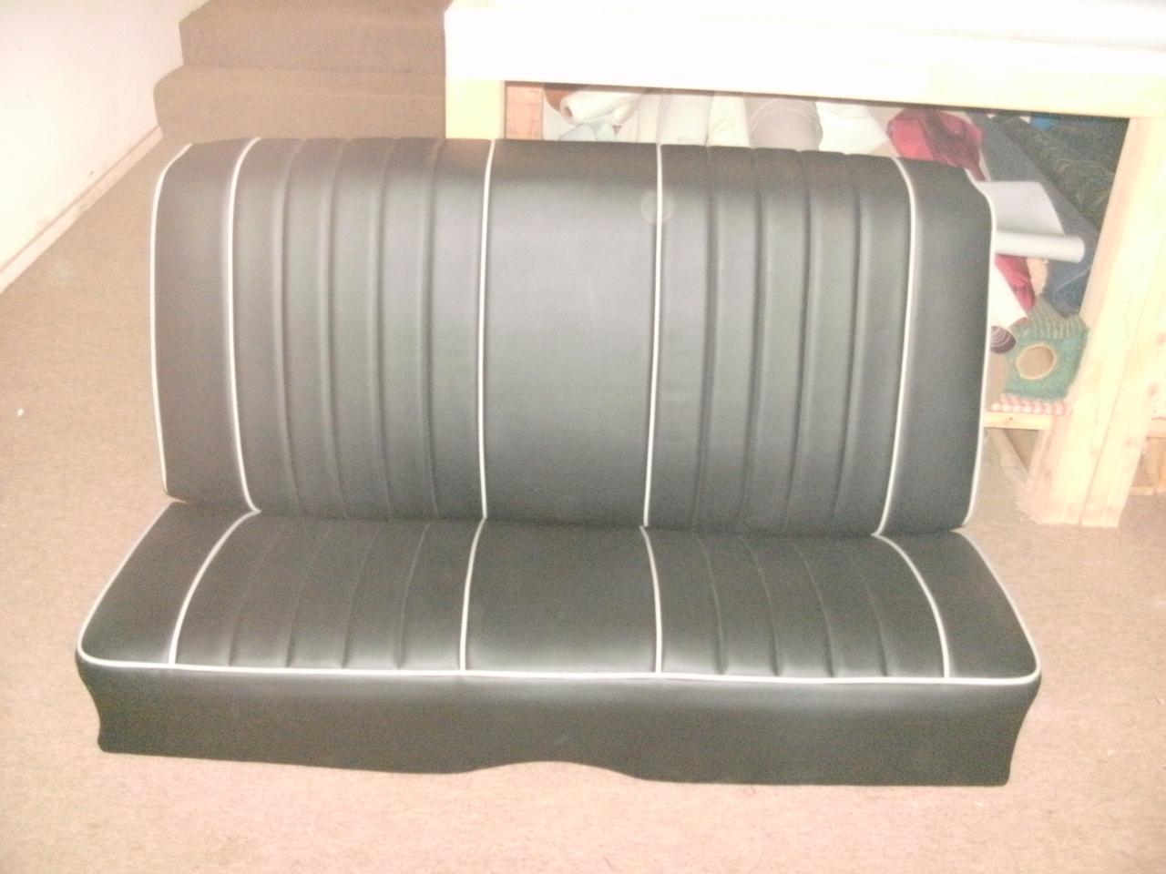 Automotive upholstery — original project photograph