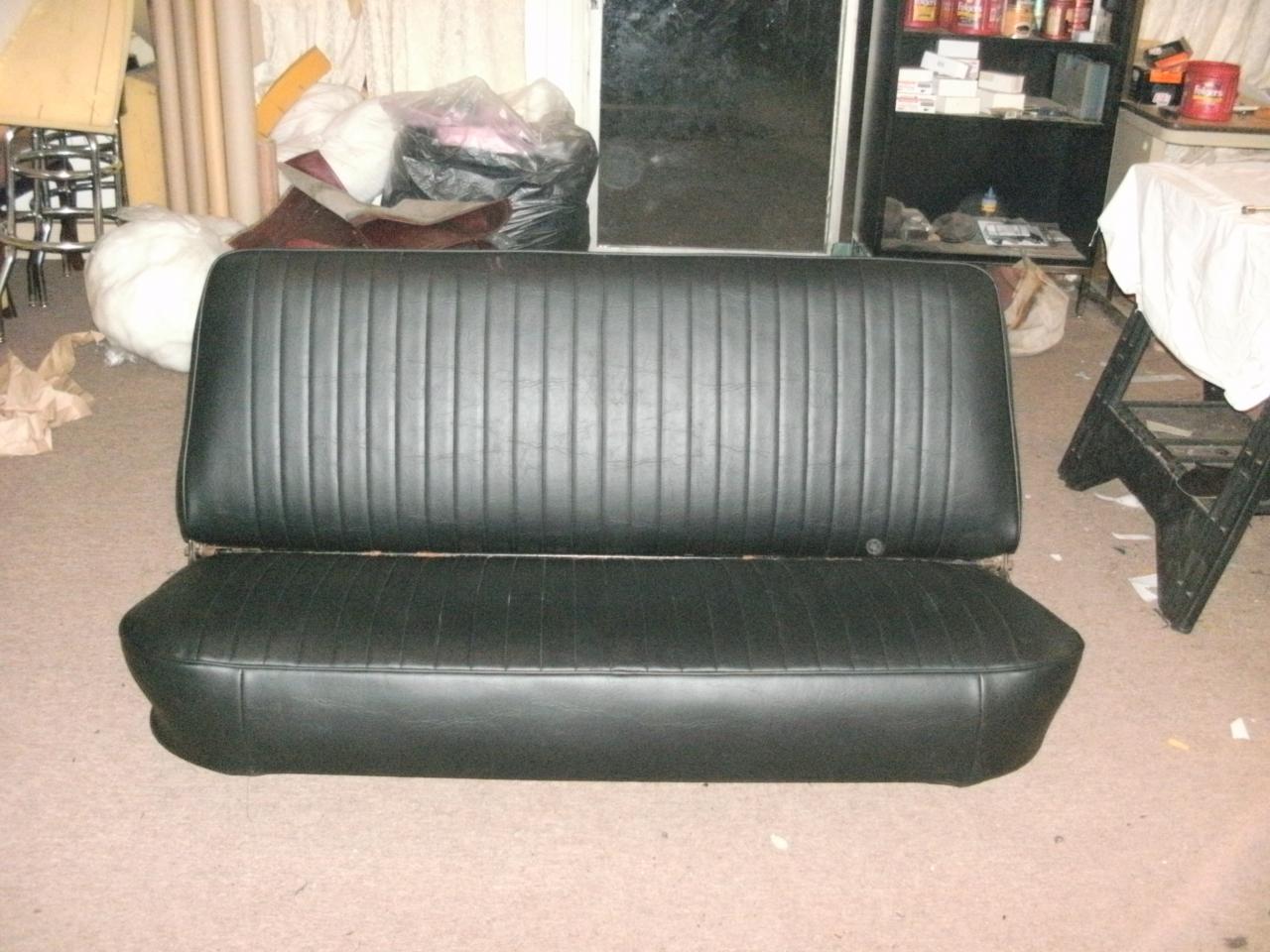 Automotive upholstery — original project photograph