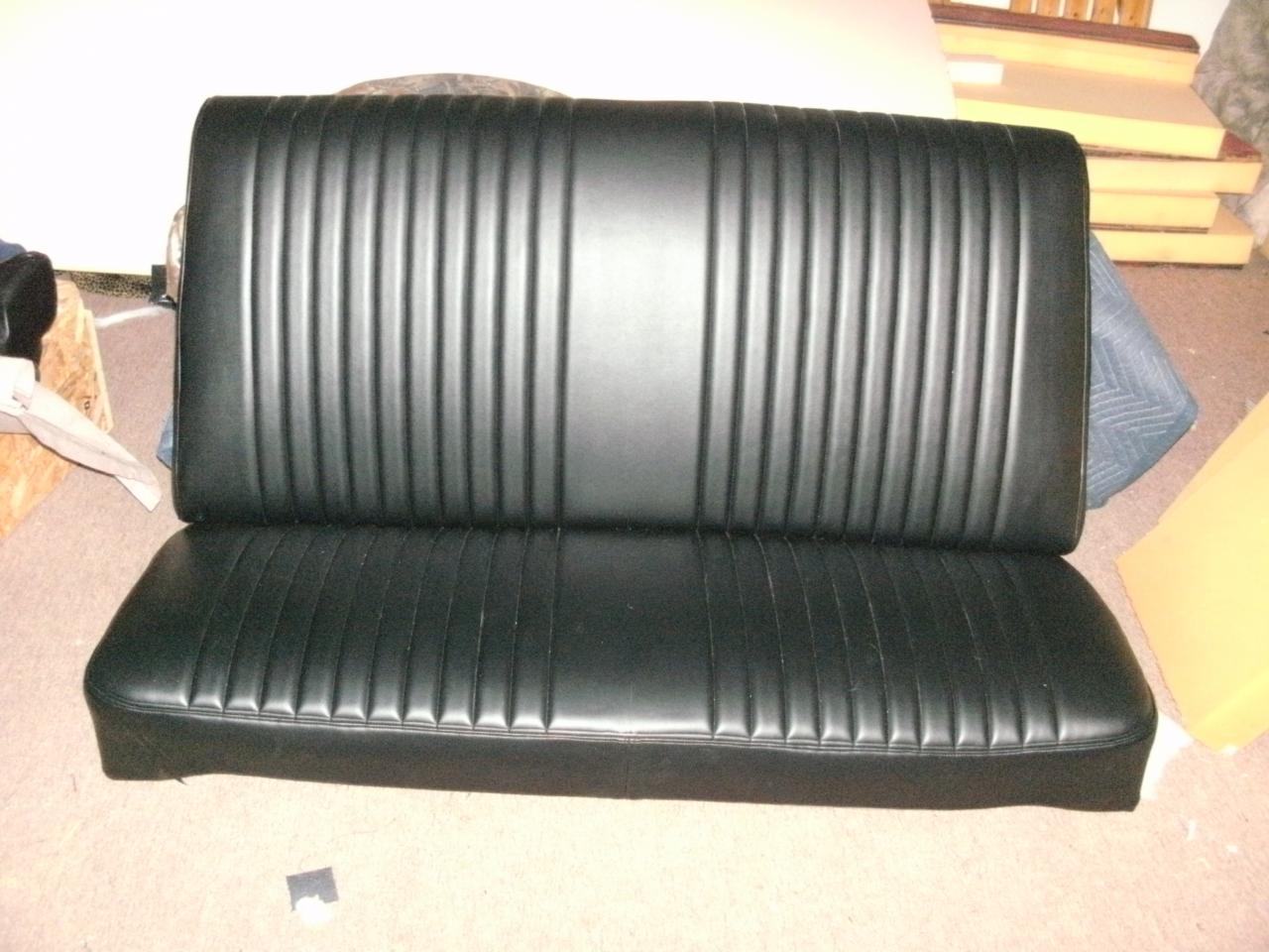 Automotive upholstery — original project photograph