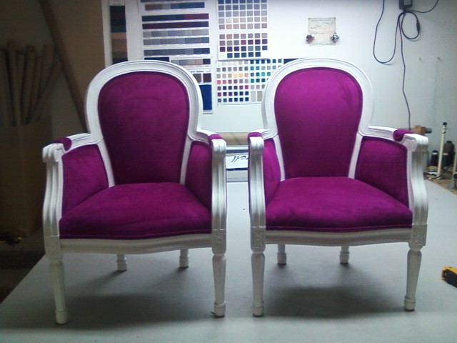 Pair of upholstered chairs