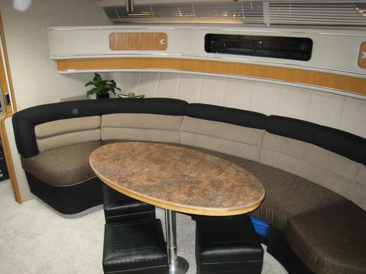 Marine upholstery — original project photograph