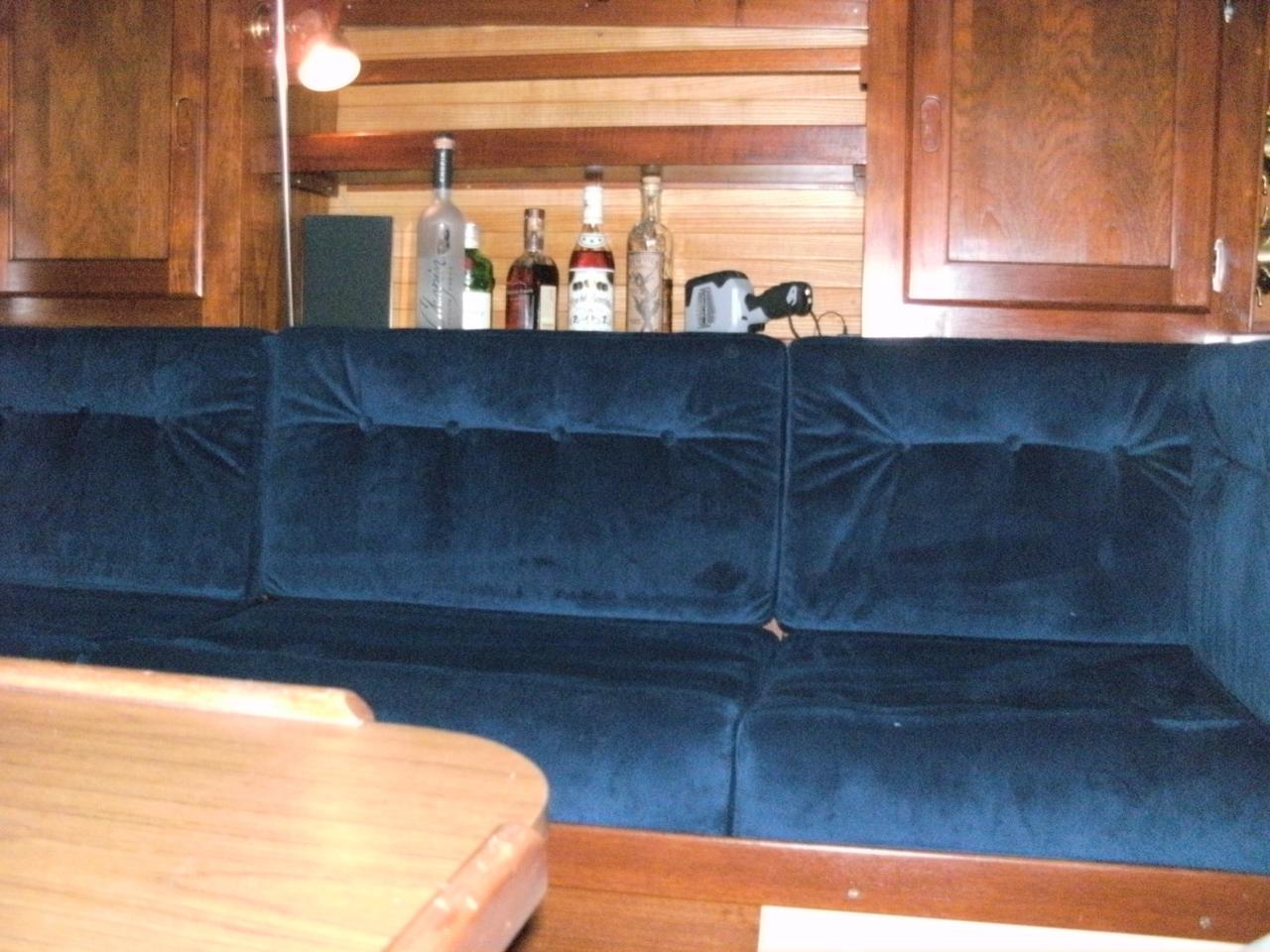 Marine upholstery — original project photograph